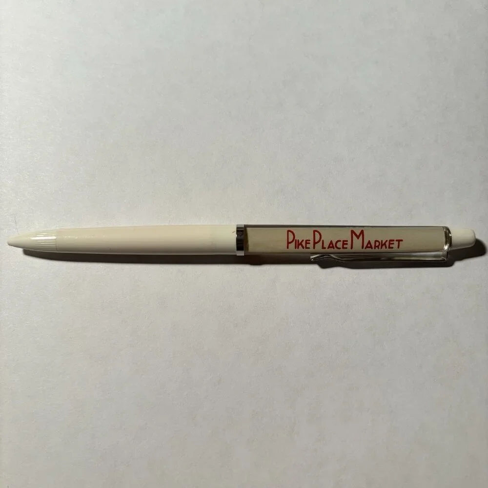 Pike Place Market Seattle Floaty Pen Fish Fruit Moves by Farmers Market Vintage